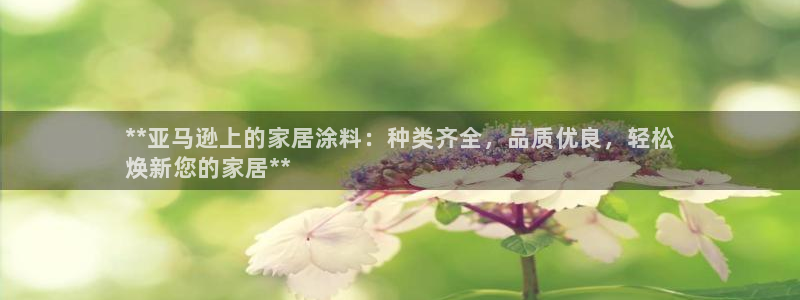 和记 官网：**亚马逊上的家居涂料：种类齐全，品质优良，轻松
焕新您的家居**